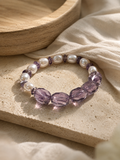 Amethyst Whisper Natural Stone Bracelet