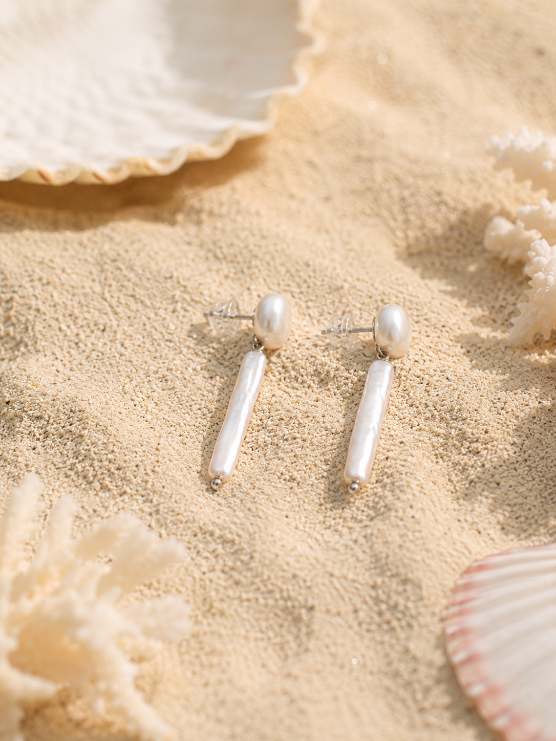 Tidal Pearl Drop Earrings