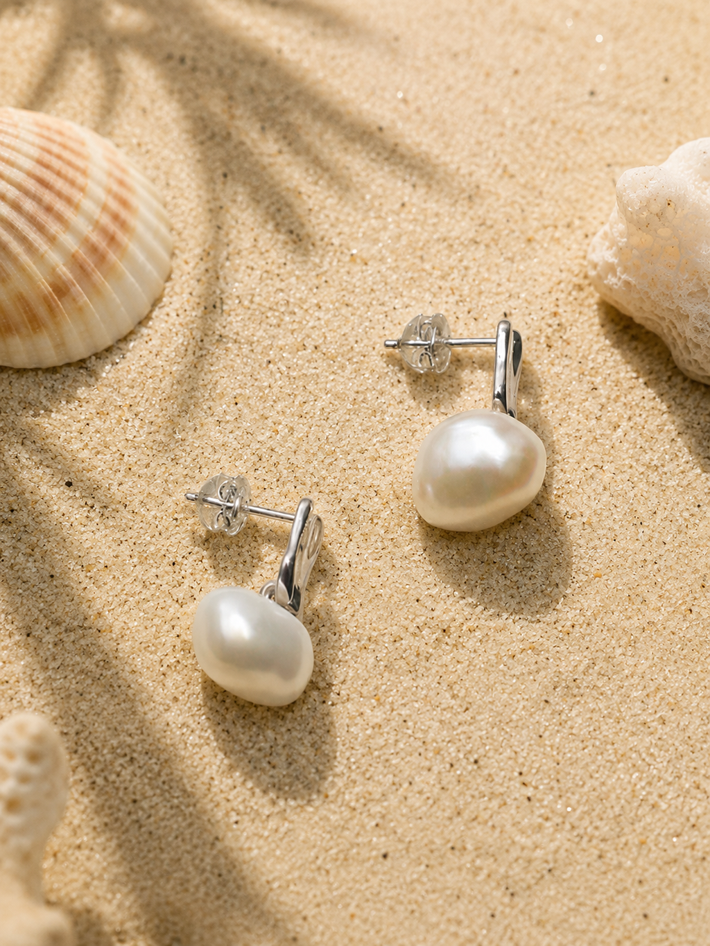 The Elara Baroque Pearl Earrings
