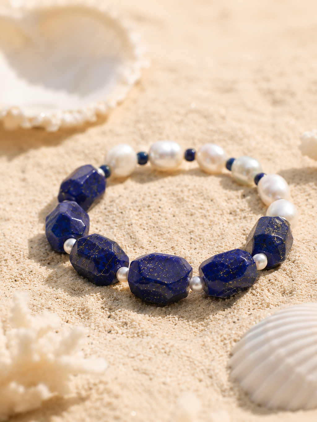 The Azura Lapis Lazuli Bracelet