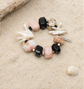 Tidal Contrast Pink Opal & Pearl Bracelet